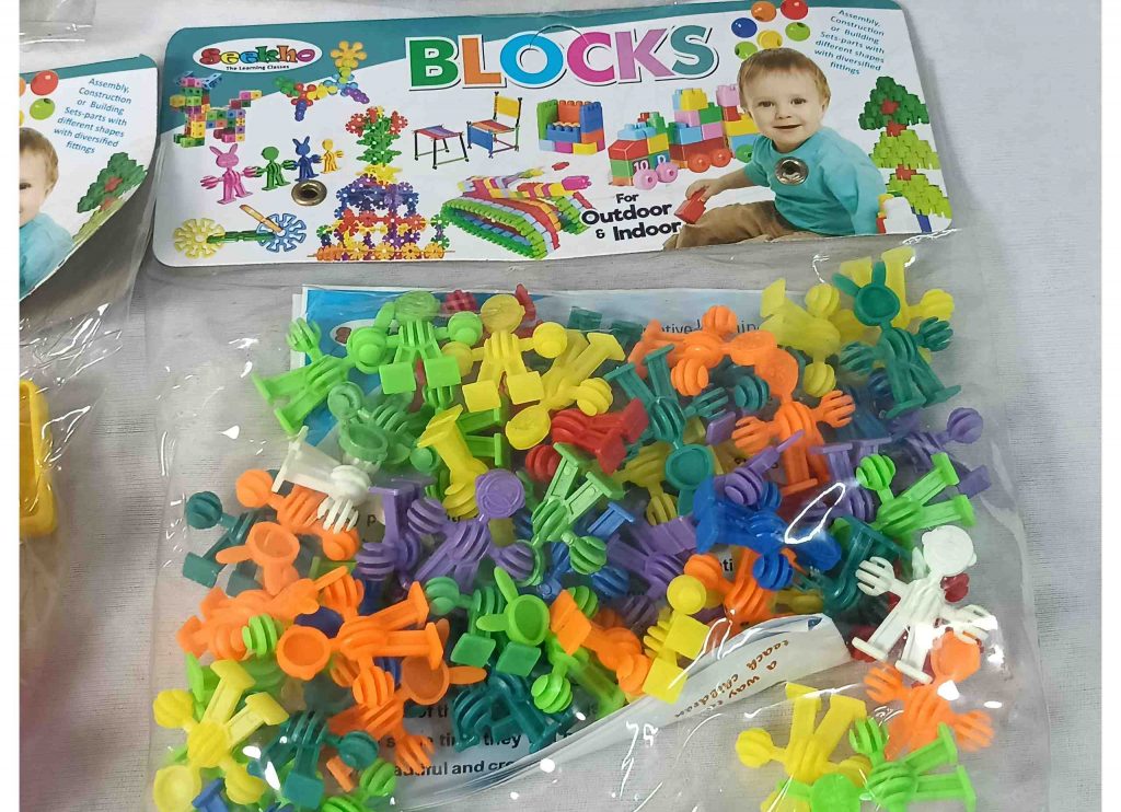 Educational PVC Hexa blocks ISI certified -assorted designs – Sellet