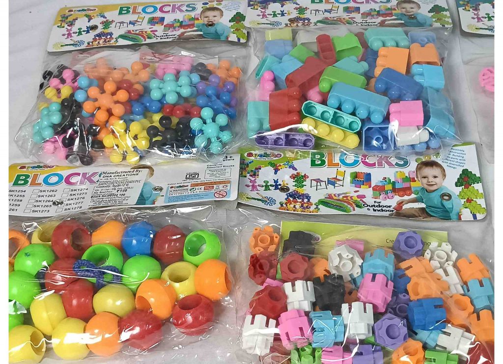 Educational PVC Hexa blocks ISI certified -assorted designs – Sellet