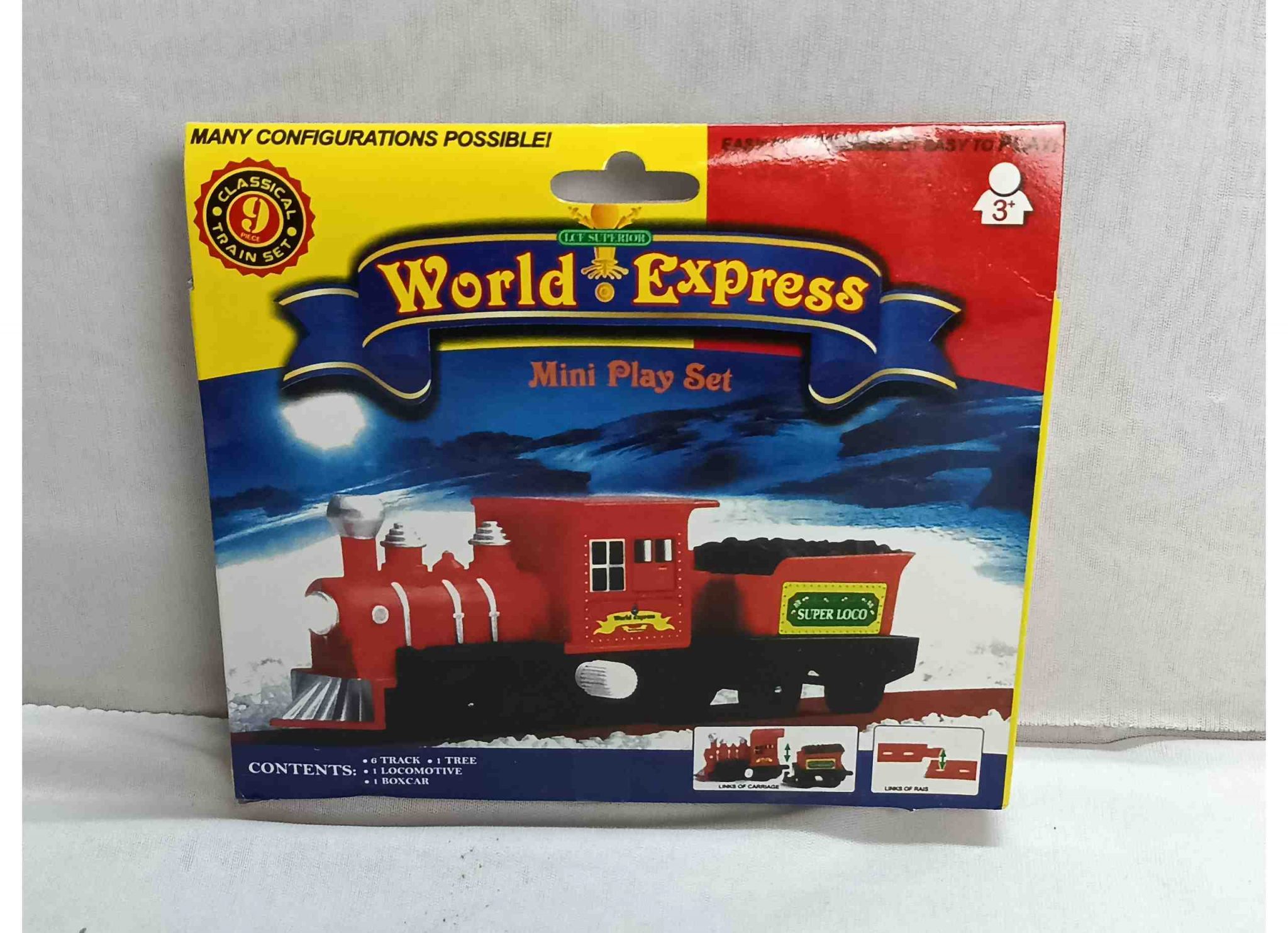 [Flash Sale] World Express | Winding Train Track Mini Train Play Set ...