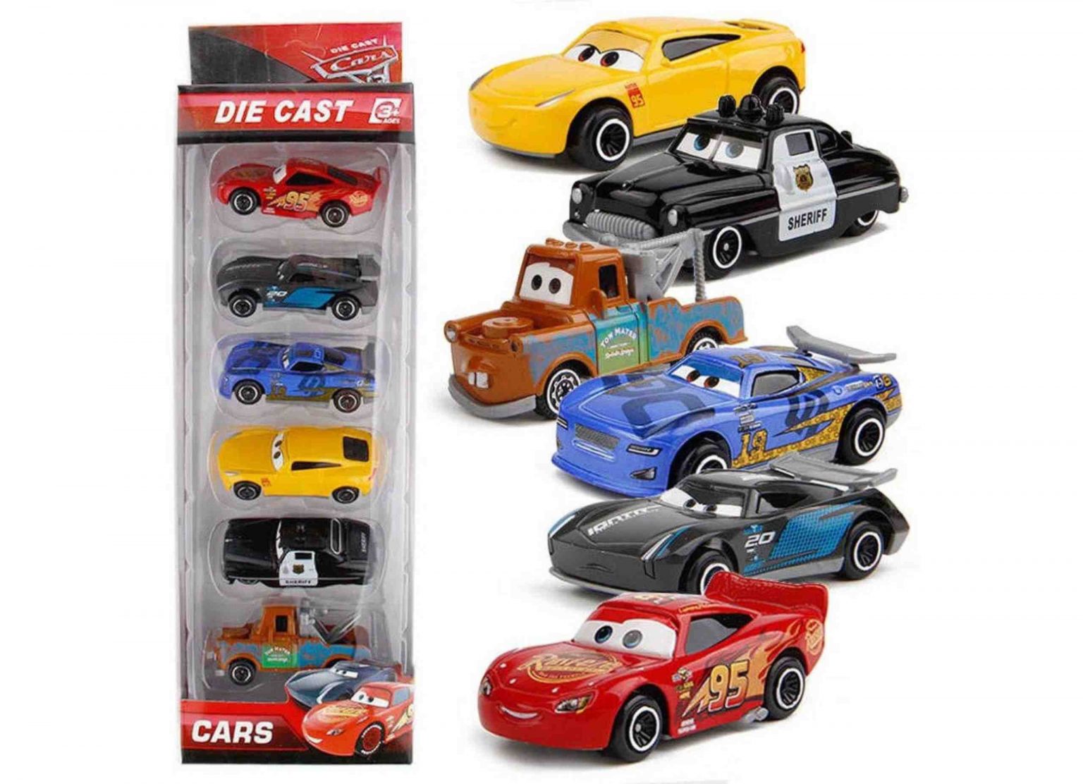 6in1 Metal Cars set Mc queen set 6 IN 1 MCQUEEN – Sellet