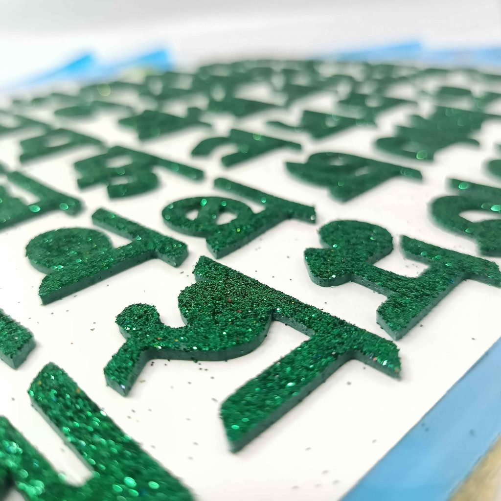 SPARKLE HINDI 3D STICKER SHEETS SELLET