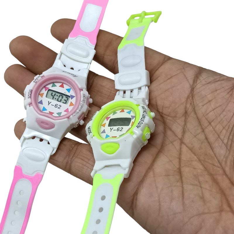 V2A Digital Unisex-Child Watch (Pink Dial, Pink Colored Strap) : Amazon.in:  Fashion
