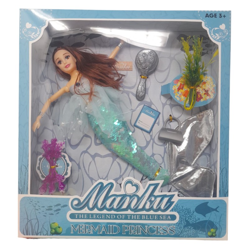 Mermaid princess hot sale doll