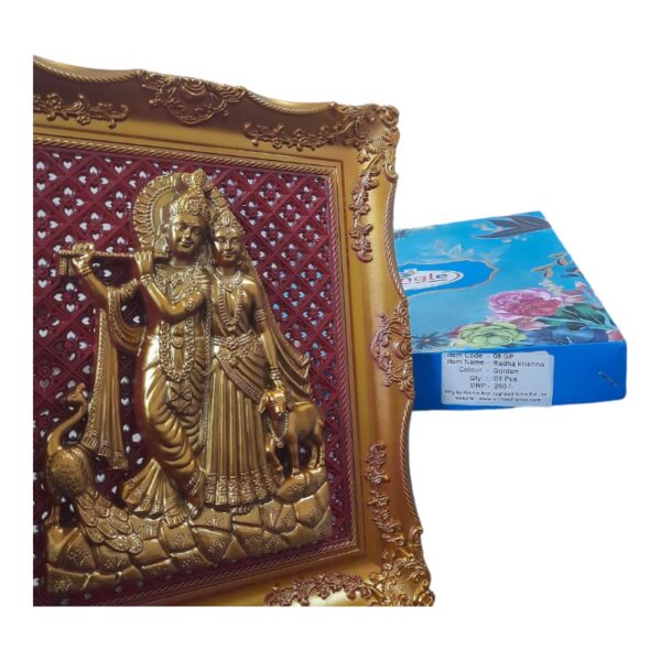 Radha Krishna Photo Frame Wooden Jharokha Gift 136 in Jaipur, India from  Little India