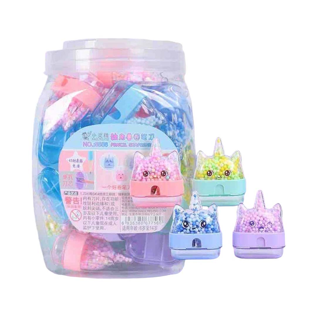27 Pcs) Unicorn Pencil Sharpener in Jar – Sellet