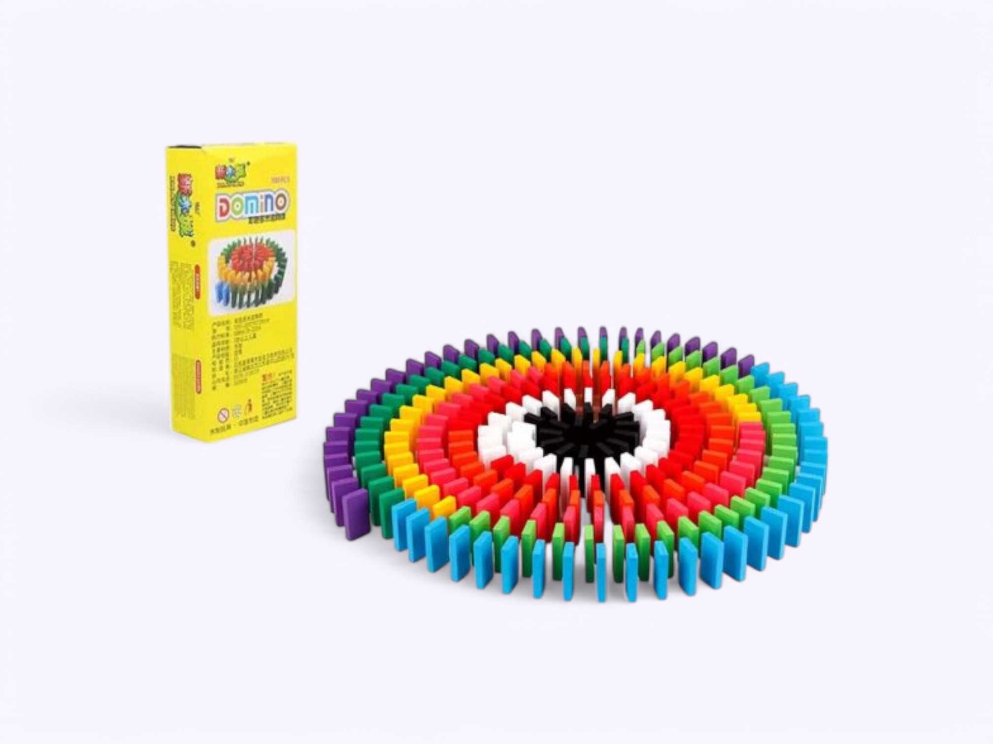 100 Pcs Wooden Dominos Blocks Game – Sellet