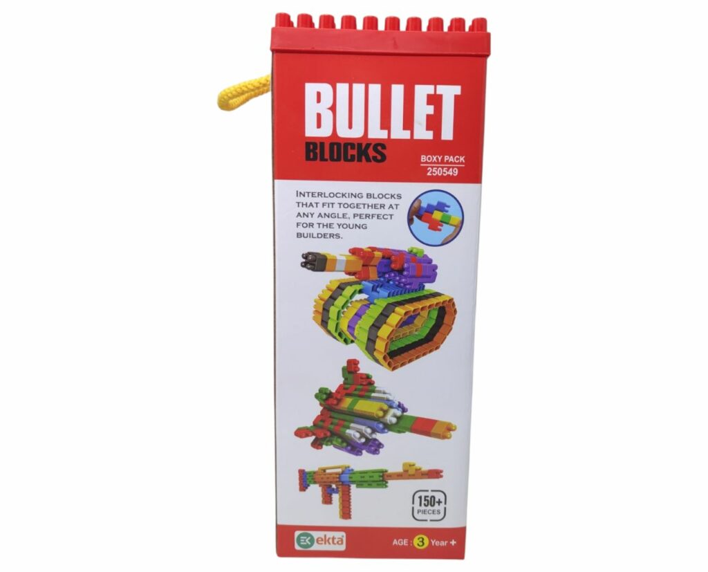 150+ Pcs Bullet Blocks Boxy Pack (Interlocking Blocks) – Sellet