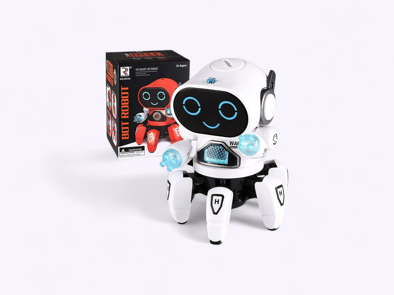 Bot Robot Toy with Lights Sound – Legs Dancing Action – Sellet