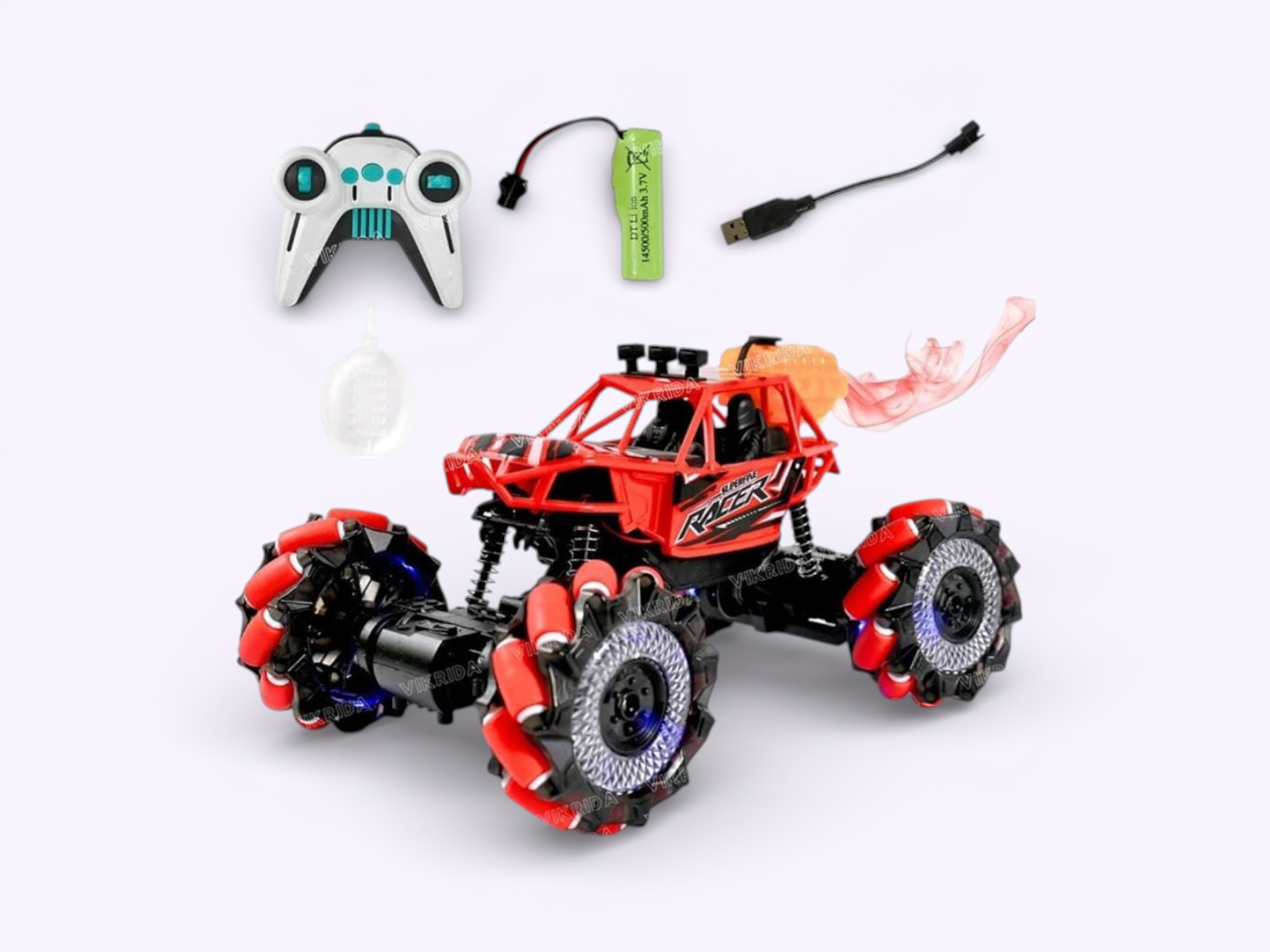 RC Spray Stunt Climbing Car with Light & Mist – 2.4G Remote